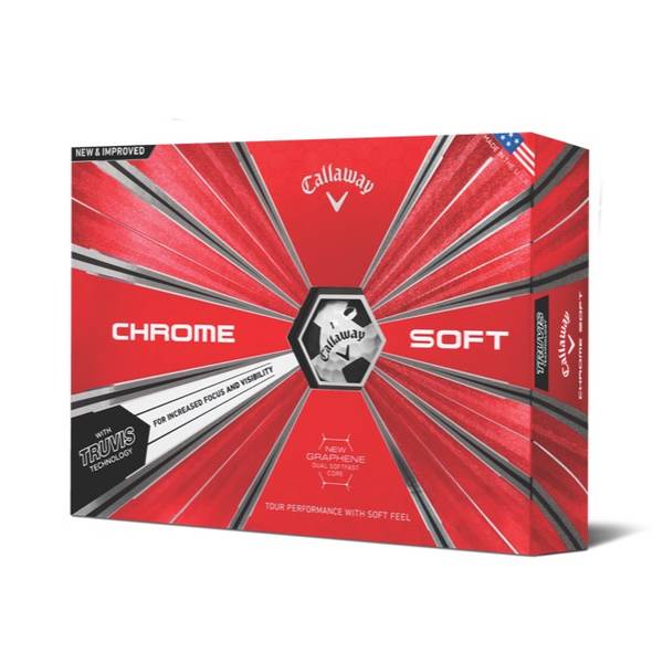 Callaway 2018 Chrome Soft Truvis Golf Balls - Black
